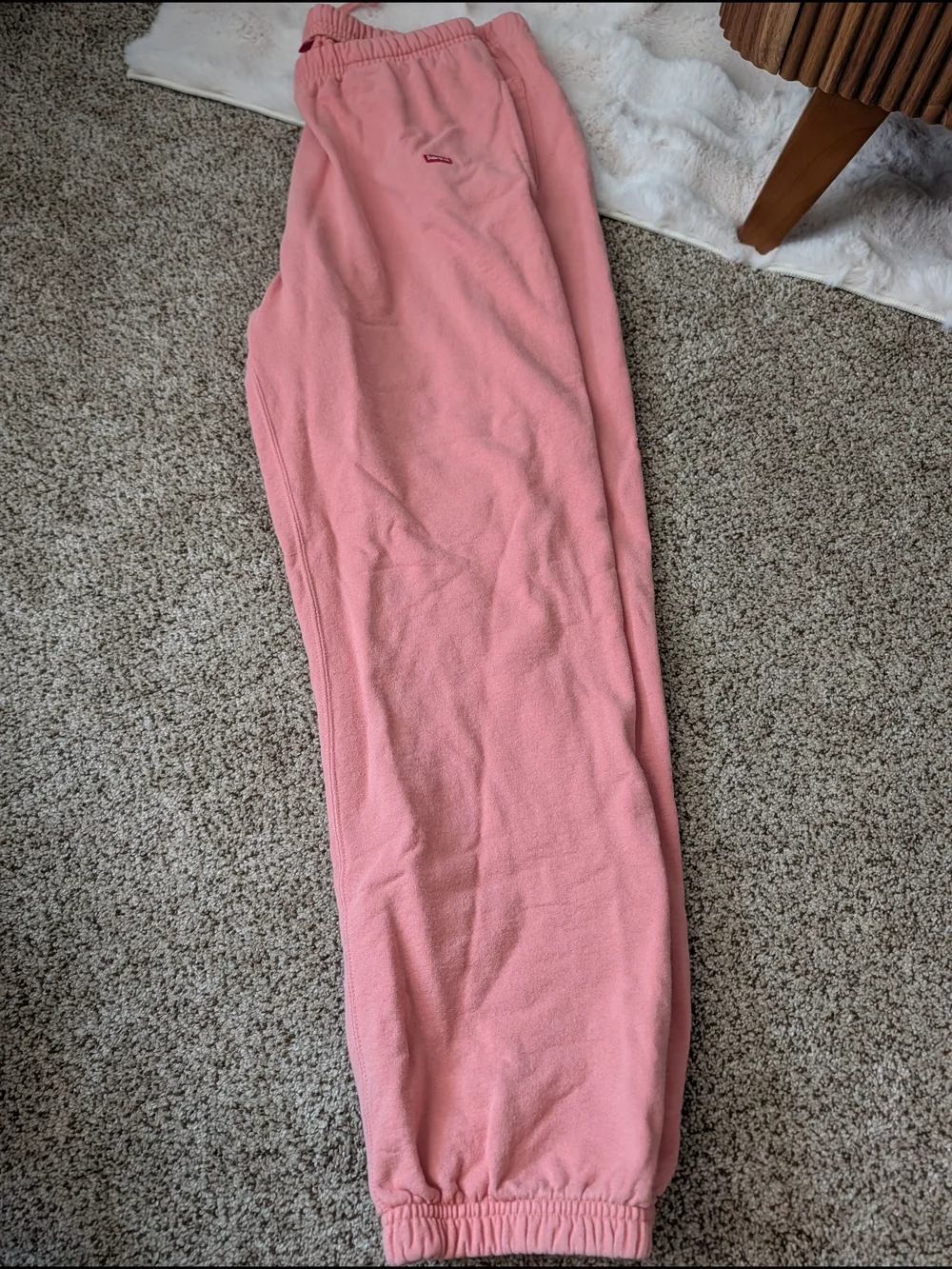 Pre-owned - Supreme coral mini box logo Set - Large Hoodie, Xl Sweatpants